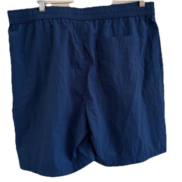 Original Use Shorts Mens L Blue Nylon Jogger Drawstring No Lining Pockets Light - Picture 3 of 11